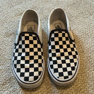 Vans Black & White Checkered, size 9
